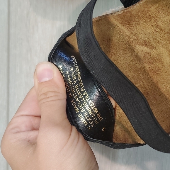 Steve Madden Women Elastic Strappy Platform chunky sandals shoes sz 9 - Picture 12 of 12